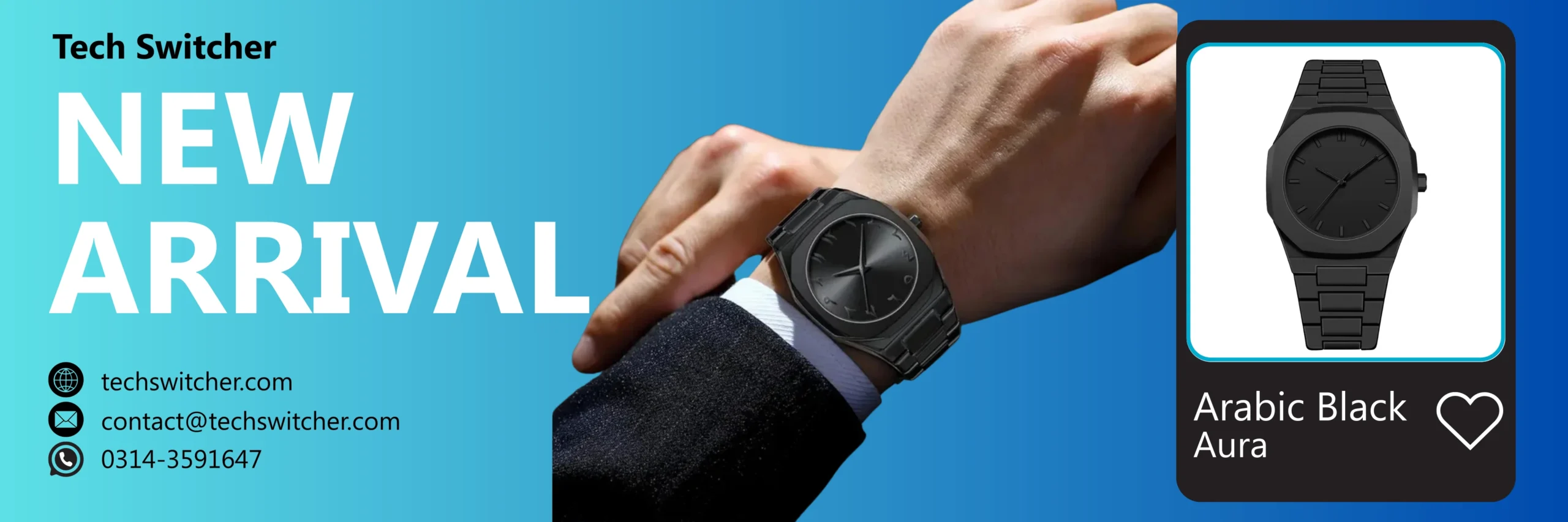 Tech Switcher - Arabic Aura Watch Banner